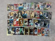 (45) Baseball Die Cut & Acetate Inserts Various Years & Brands