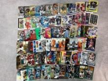 (90) Football Inserts & Parallel Cards- Various Years & Brands