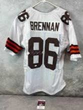 Brian Brennan Signed Cleveland Browns Jersey - JSA