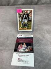 Clay Mathews signed Topps card, JSA