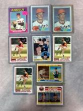 Nolan Ryan lot of 9: including  a 1975 Topps Ryan and others