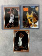 Kobe Bryant Hoops Rookie & Paul Pierce, Vince Carter Topps Rookies