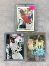 Michael Jordan- Upper Deck baseball cards & Jordan hologram MVP card