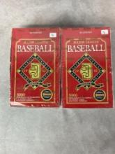 (2) 1992 Donruss Baseball Wax Boxes - Factory Sealed