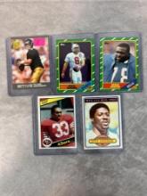 Rookie football  card lot w/ Farve, S.Young, B. Smith, Otis Anderson, Craig