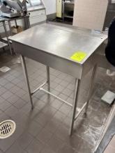 Stainless Receiving Desk