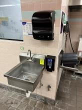 Hand Sink W/ Soap And Paper Towel Dispenser