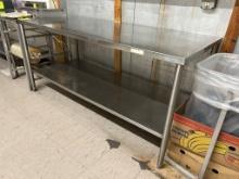 6ft Stainless Steel Table