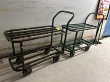 18in x 34in Two-Tier Metal Carts