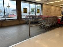 Shopping Cart Containment Railing