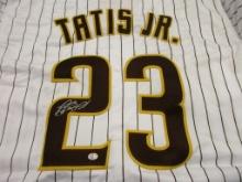 Fernando Tatis Jr of the San Diego Padres signed autographed baseball jersey PAAS COA 437