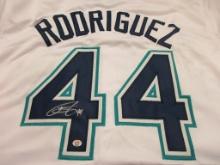 Julio RodrÃ­guez of the Seattle Mariners signed autographed baseball jersey PAAS COA 256