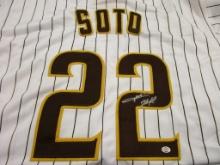 Juan Soto of the San Diego Padres signed autographed baseball jersey PAAS COA 930