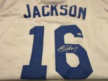 Bo Jackson of the KC Royals signed autographed baseball jersey PAAS COA 080