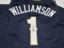 Zion Williamson of the New Orleans Pelicans signed autographed basketball jersey PAAS COA 134