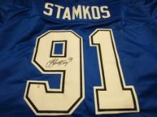 Steven Stamkos of the Tampa Bay Lightning signed autographed hockey jersey PAAS COA 639