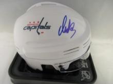 Alexander Ovechkin of the Washington Capitals signed autographed mini hockey helmet PAAS COA 892