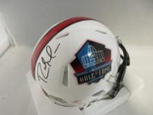 Randy Moss of the Minnesota Vikings signed autographed HOF mini football helmet PAAS COA 041