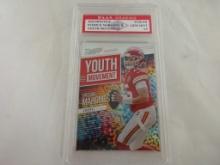 Patrick Mahomes II Chiefs 2020 Prestige Youth Movement #YM-PM graded PAAS Gem Mint 9.5