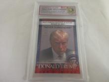 Donald Trump POTUS  Ltd Edition Most Famous Mugshot Never Surrender graded 10