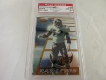 Ray Lewis Ravens 1996 Bowman Best ROOKIE #164 graded PAAS Gem Mint 9.5