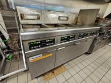 Frymaster FPPH455 Gas Powered (4) 50Lbs Vat Fryer