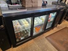 Beverage Air BB72HC-1-GS-B-27 Illuminated Undercounter Back Bar