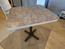 32" x 32" Dining Tables with Metal Legs