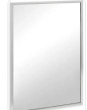 Modern brush nickle rectangular mirror 26 x 32