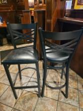 Metal Cushioned Barstools