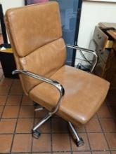 Rolling Leather Office Chairs