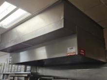 Captive Aire 103" x 68" Commercial Hood with Ansul Fire Suppression System