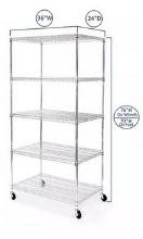 Seville Classics 5-Tier NSF Shelving