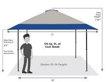 EasyLift 13' x 13' Instant Canopy