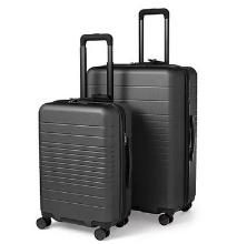 2 Pc Hardside Luggage Set / Grey