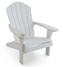 Keter Everest Adirondack Chair w. Cupholder- White