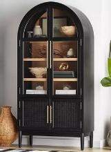 NEW Enzo Storage Cabinet w. Rattan Doors