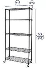 SEVILLE Classic 5-Tier Steel Wire Shelving