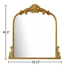 Azalea Park Filigree Wall Mirror - Gold