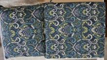 NEW Patio Cushions - Paisley Blue