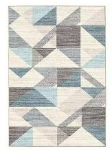 Everwash Washable Area Rug - Teal Geo