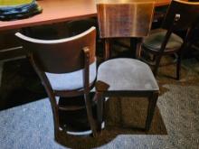 Cushioned Wood Dining Chairs