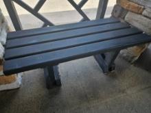 41" Outdoor Wood Bench