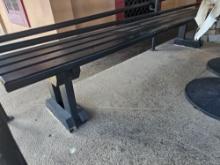 81" Outdoor Wood Bench