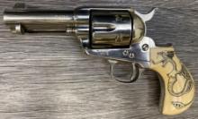 CIMMARON BOUNTY HUNTER SINGLE ACTION REVOLVER .45 COLT CAL. W/HOLSTER AND KNIFE