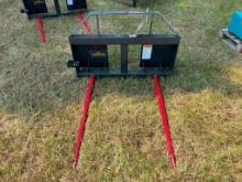 UNUSED LAND HONOR SKID STEER BALE SPEAR