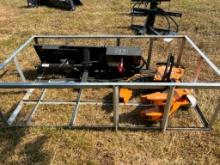 UNUSED LAND HONOR SKID STEER ROTATING GRAPPLE