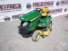 JOHN DEERE X320 RIDING MOWER SN: 1M0X320ACEM284771