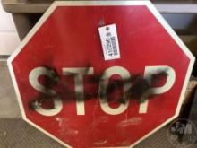 30”...... ALUMINUM STOP SIGN