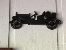 5 CAST ANTIQUE CAR WALL HANGERS